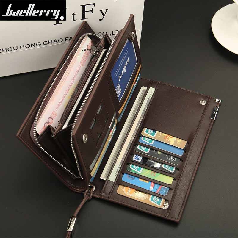 Men classic wallet, long style. Card holder - Shop TRERIA.COM